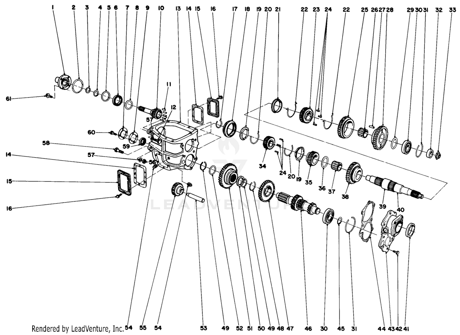 Transmission Assembly No. 44-1160