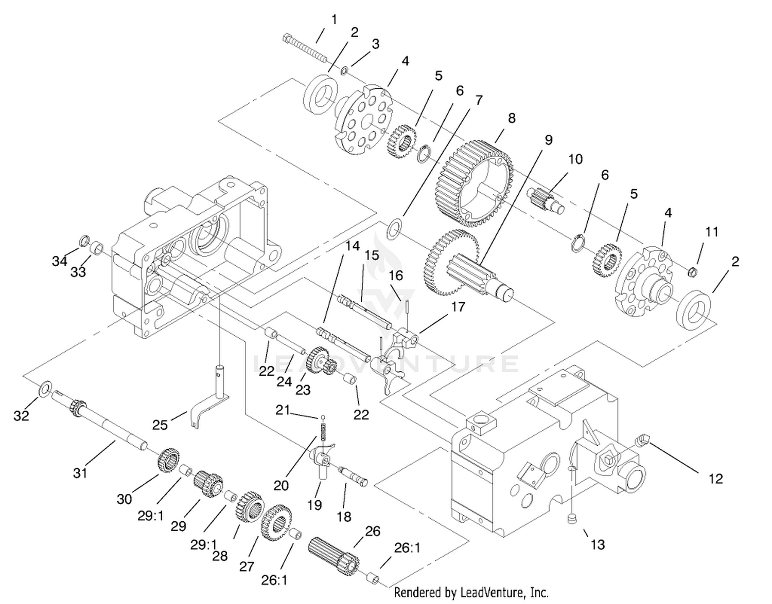 Transmission 8-Speed 4 Pinion (continued)