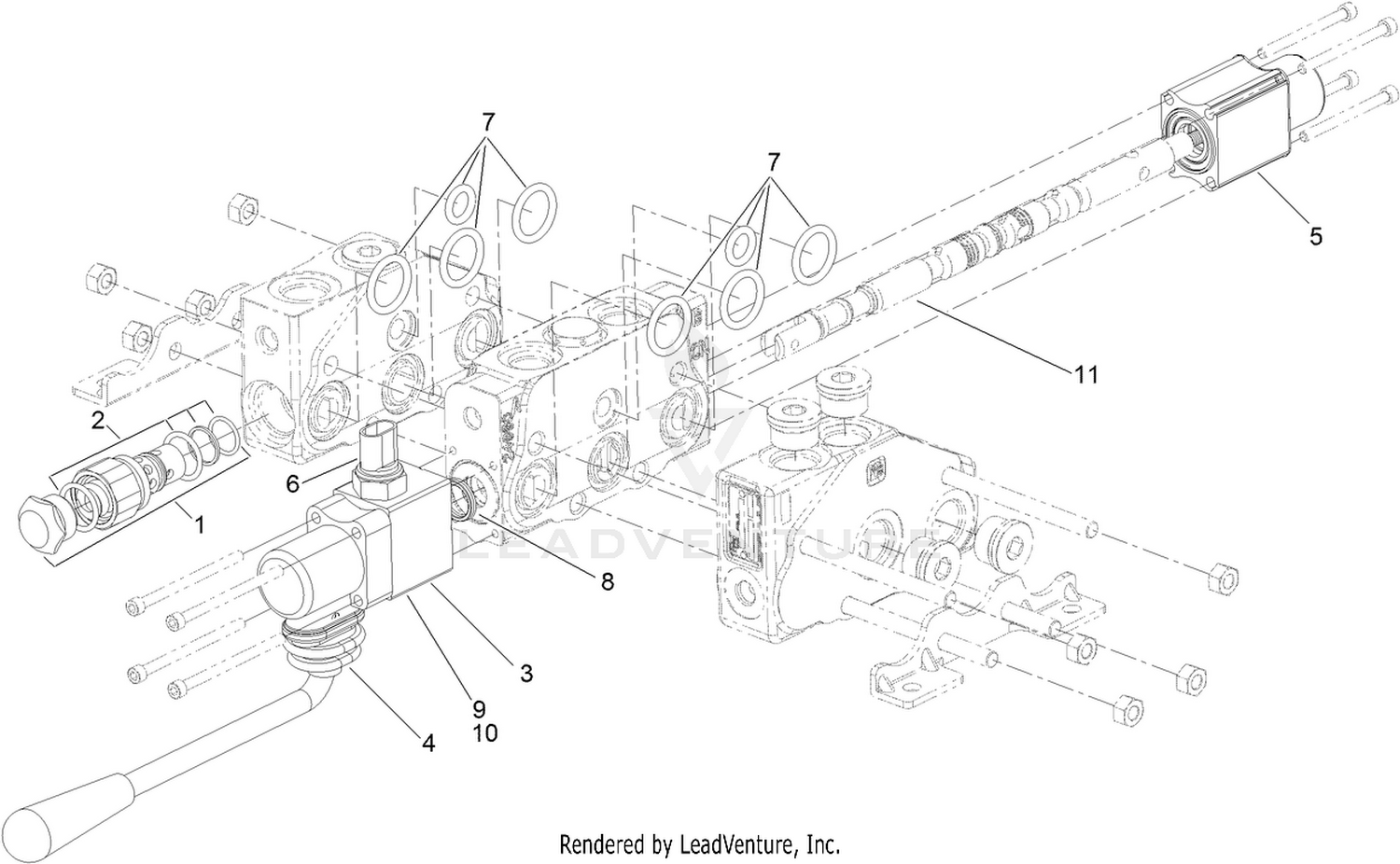 Hydraulic Valve Assembly No. 131-5637