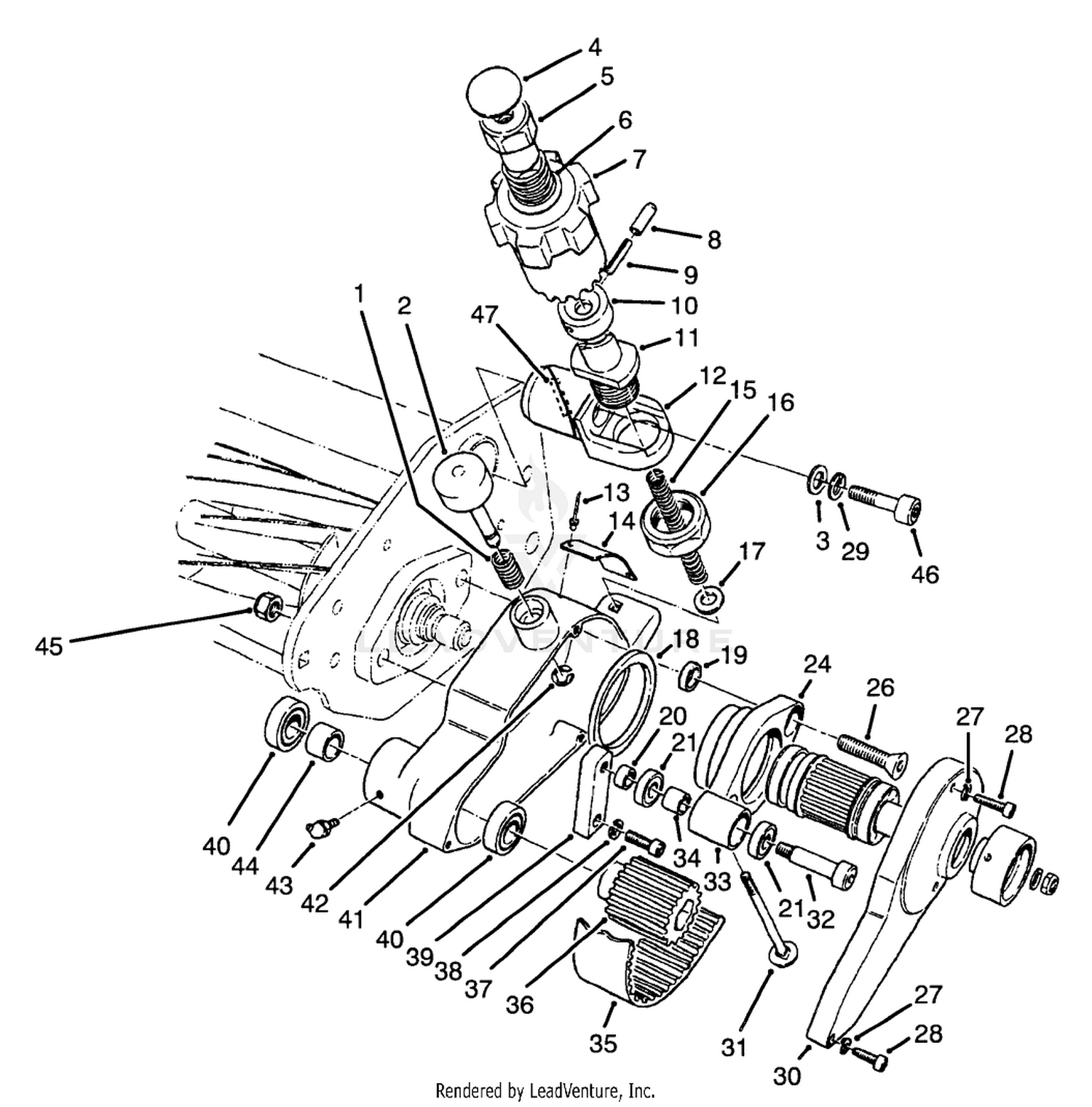 Groomer Drive Assembly