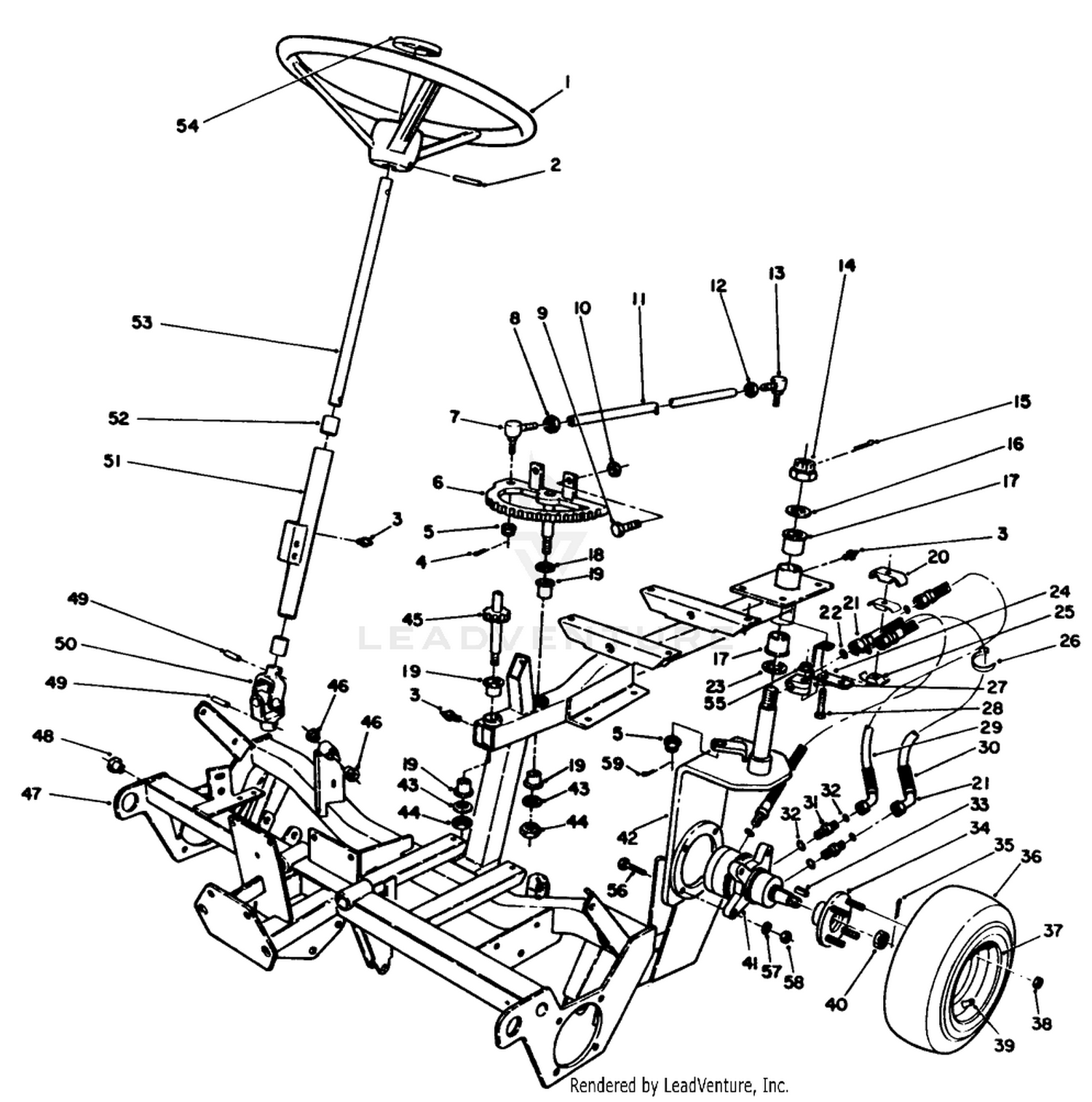 Frame And Steering Assembly