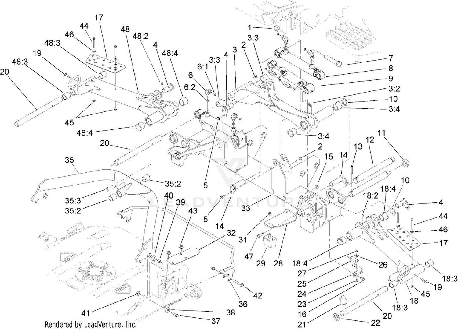 Front Lift Arm Assembly