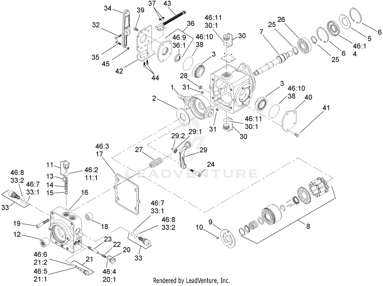 Variable Pump Assembly No. 107-4470