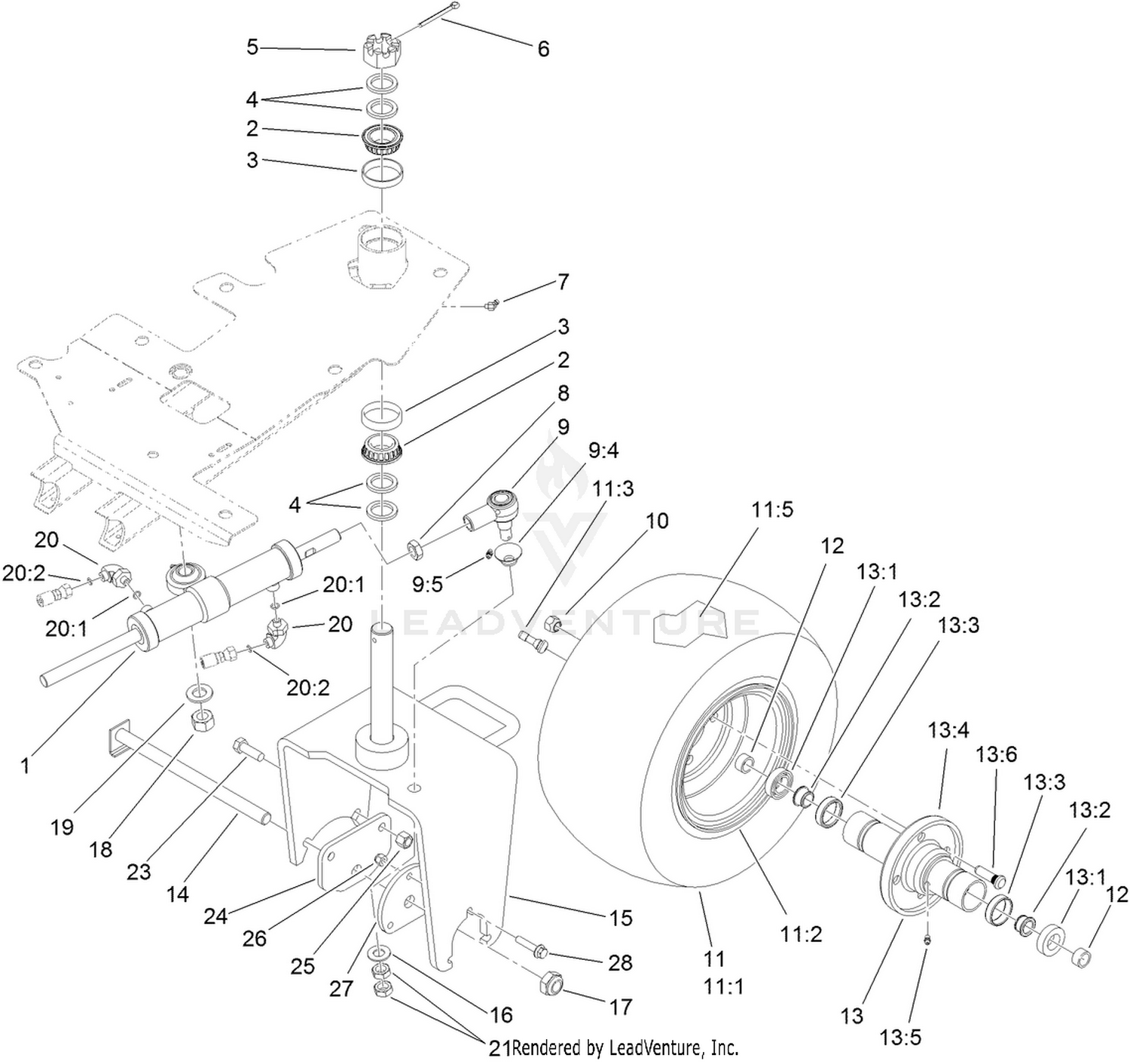 Rear Wheel Assembly