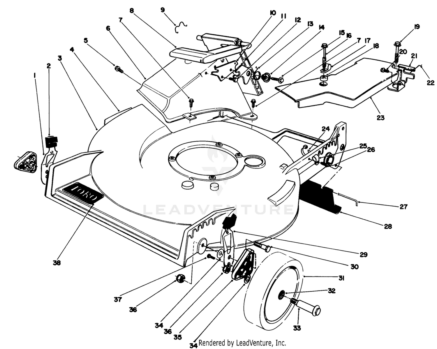 Housing Assembly (serial No. 9003508 9099999)