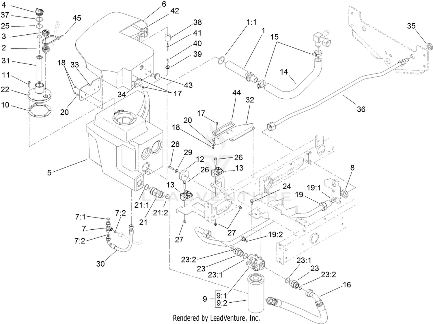 Hydraulic Tank Assembly