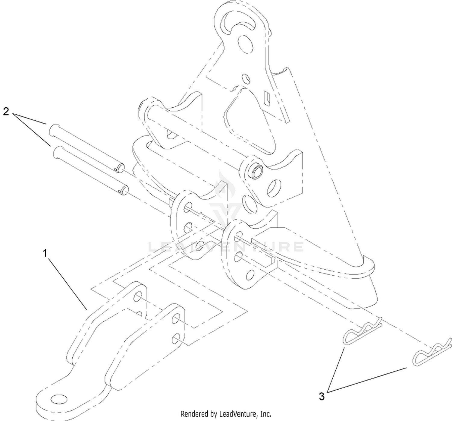 Hitch Tow Bar Assembly