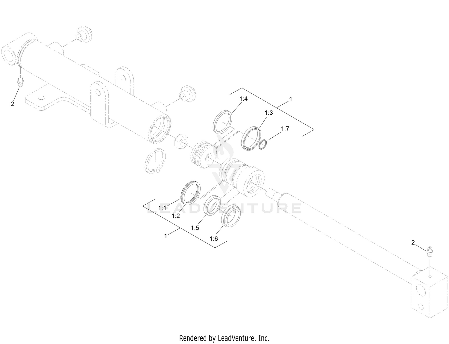 Hydraulic Cylinder Assembly No. 145-4233