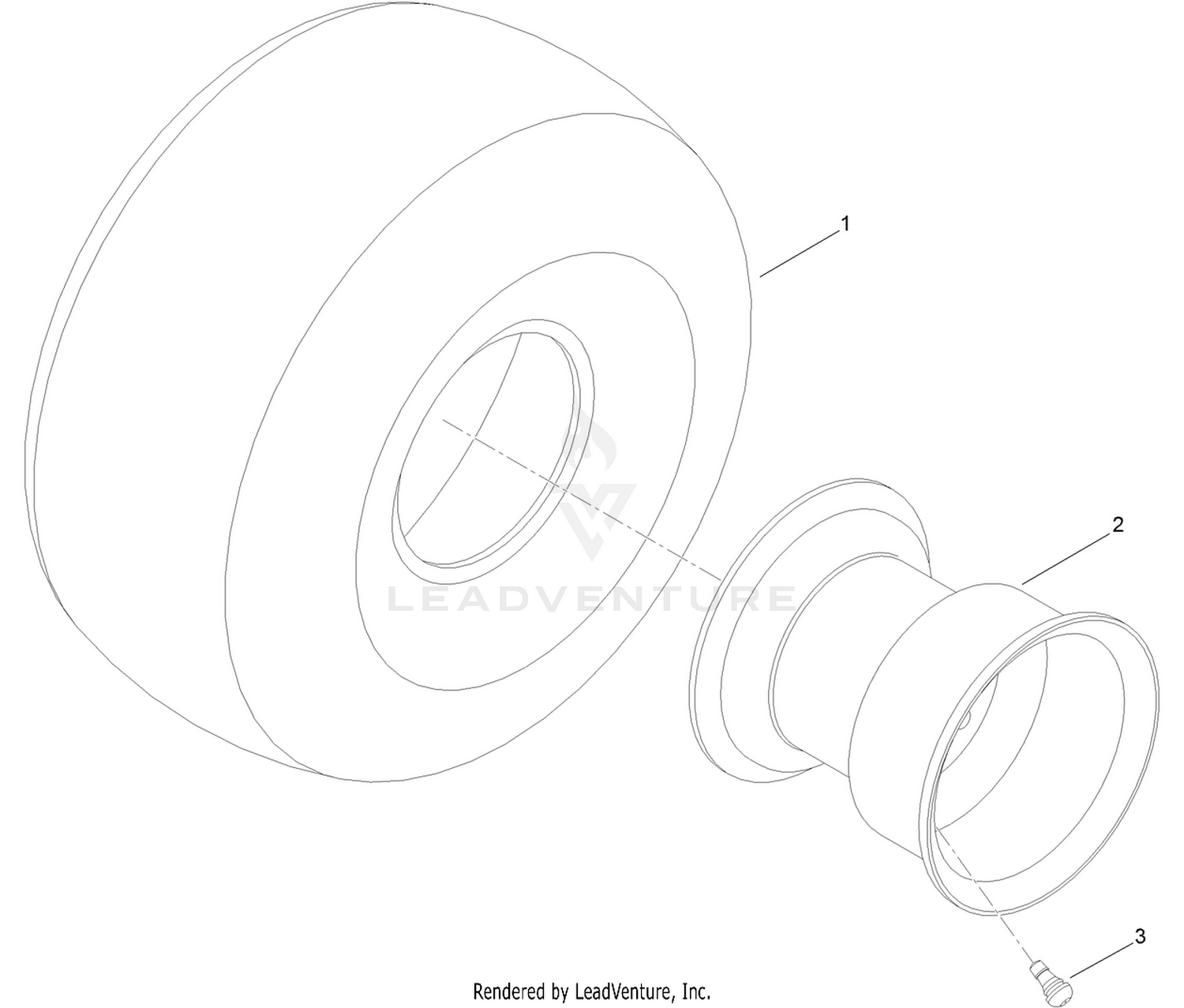 Wheel and Tire Assembly No. 112-0034