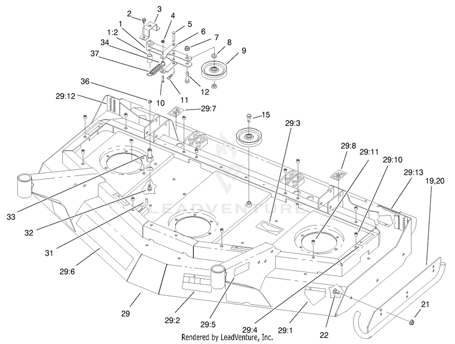Idler and Skid Assembly