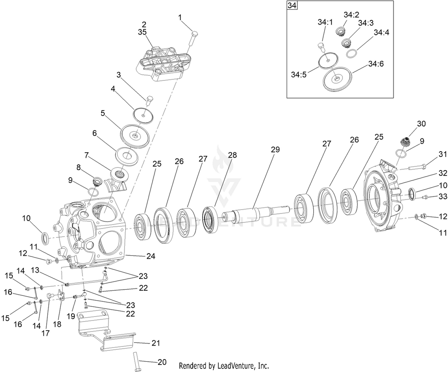 Pump Assembly No. 145-3382