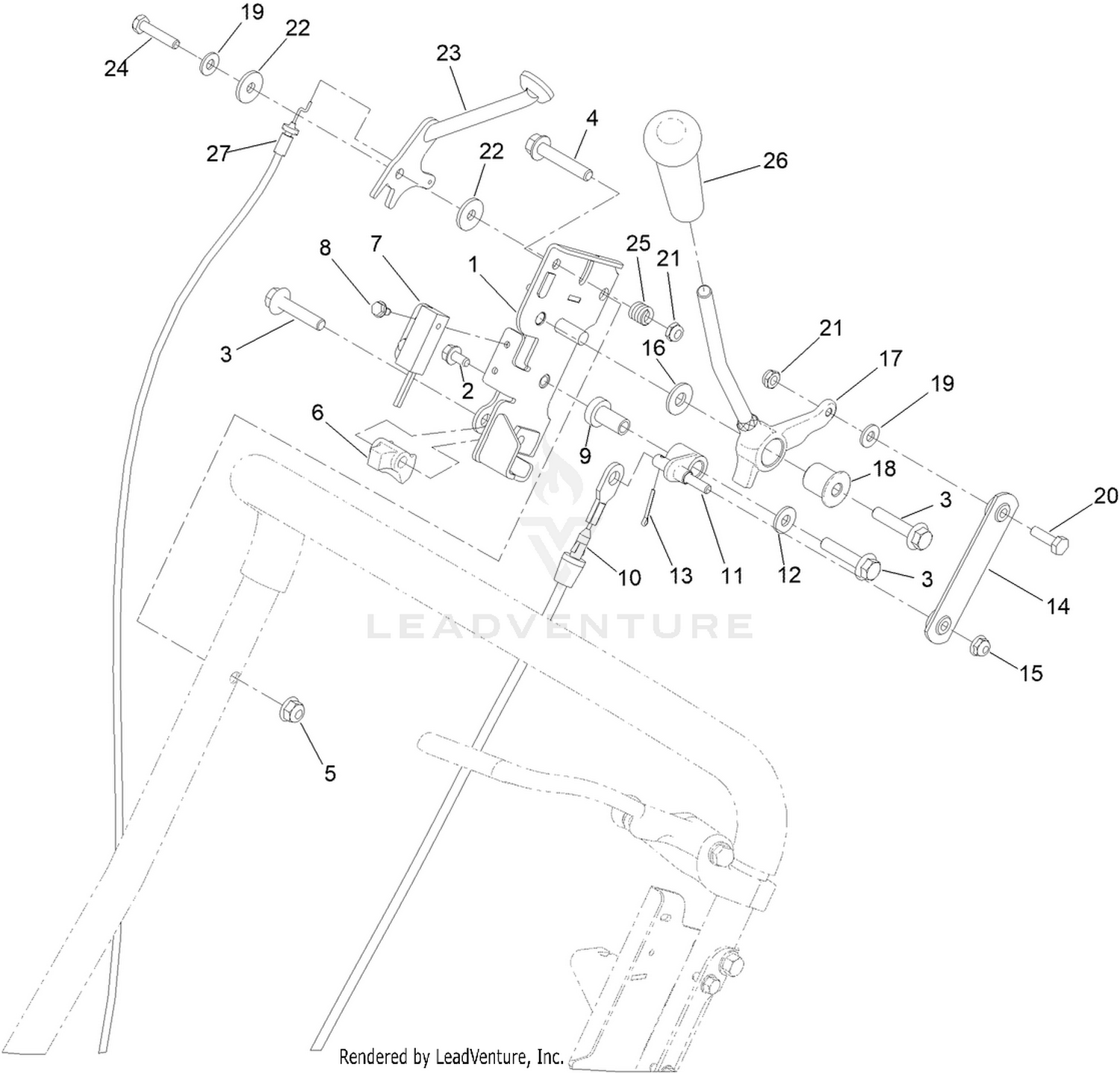 Traction Bracket Kit Assembly
