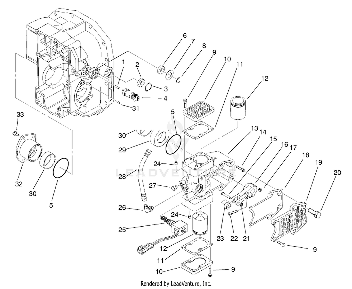 Hydraulic Housing Assembly-Control