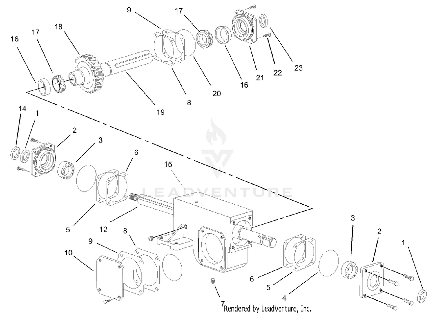 Gearbox Assembly No. 99-0663