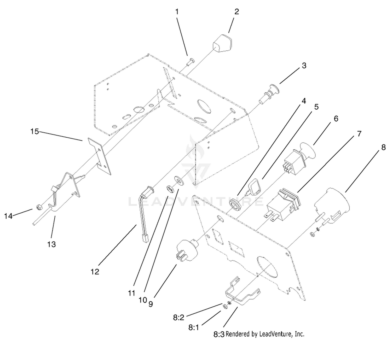 Gauge, Warning Light And Control Assembly
