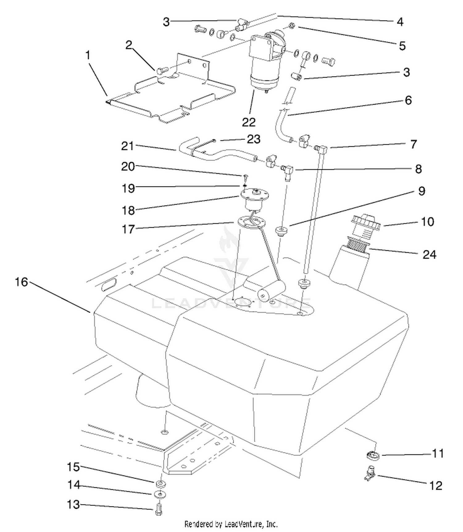 Fuel Tank  Filter Assembly