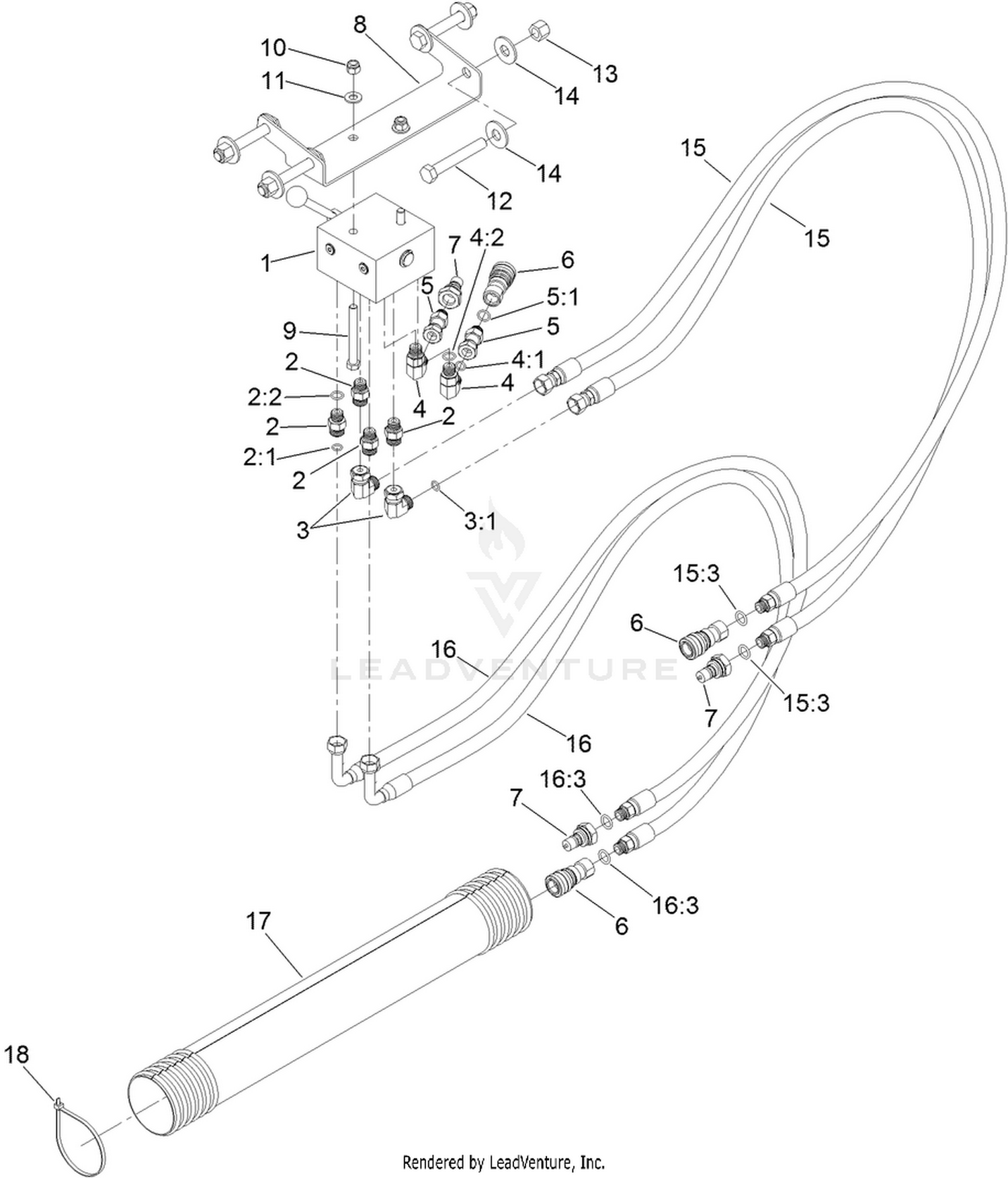 Selector Valve Kit No. 130-7190
