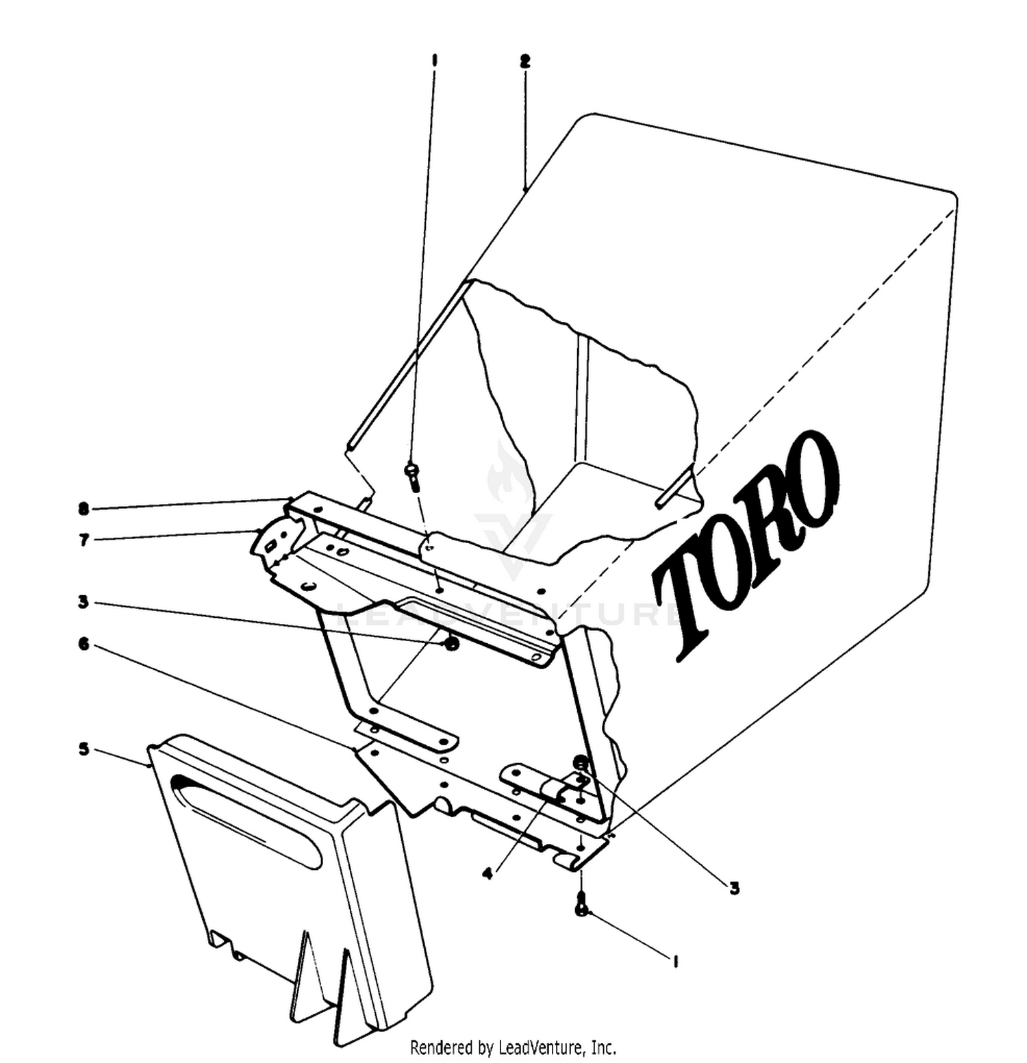 Grass Bag Assembly No. 6-7859