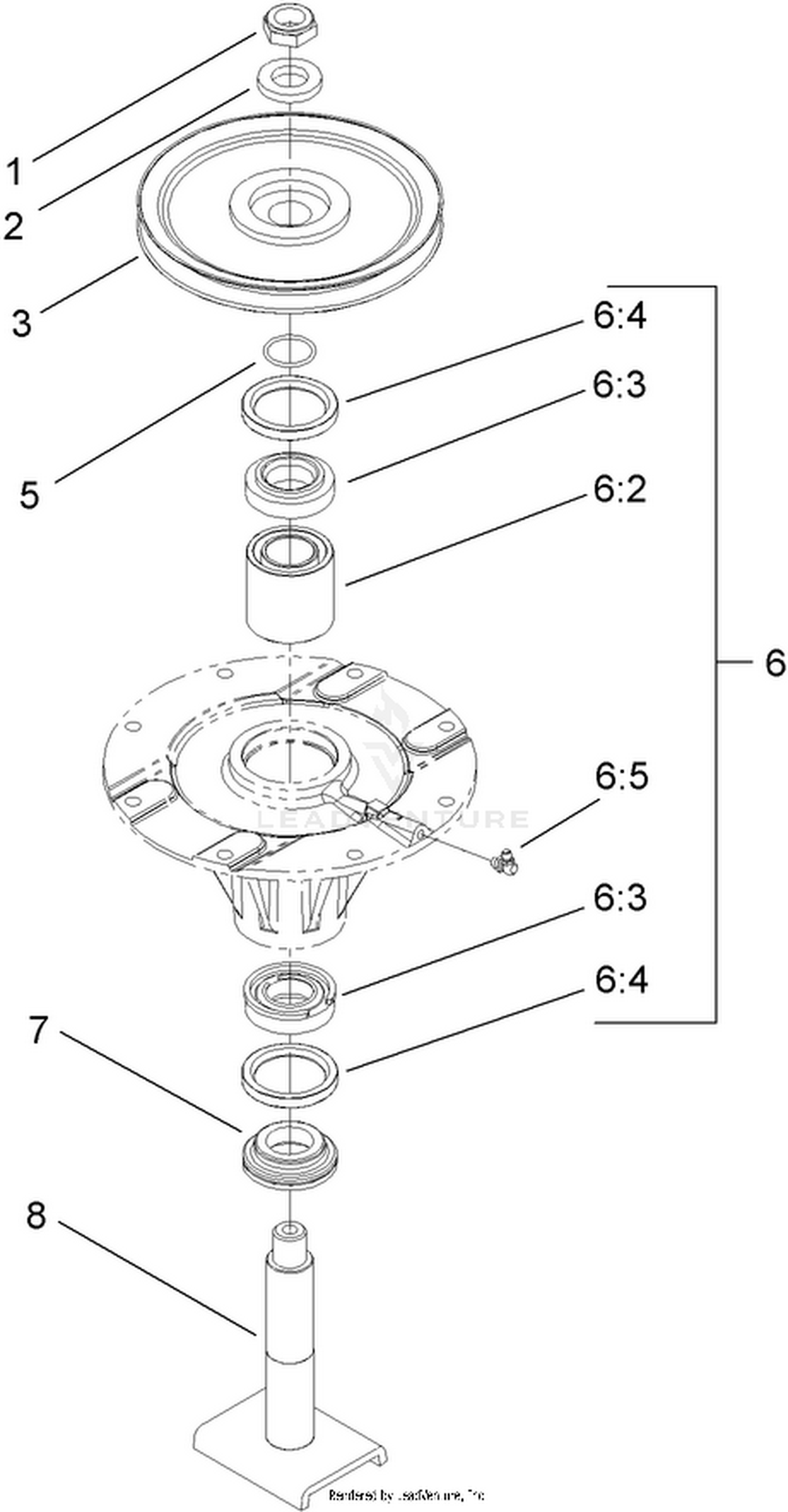 Spindle Assembly No. 108-1957