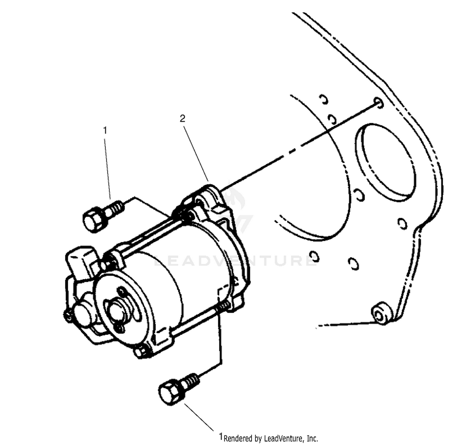 Starter Mount Assembly