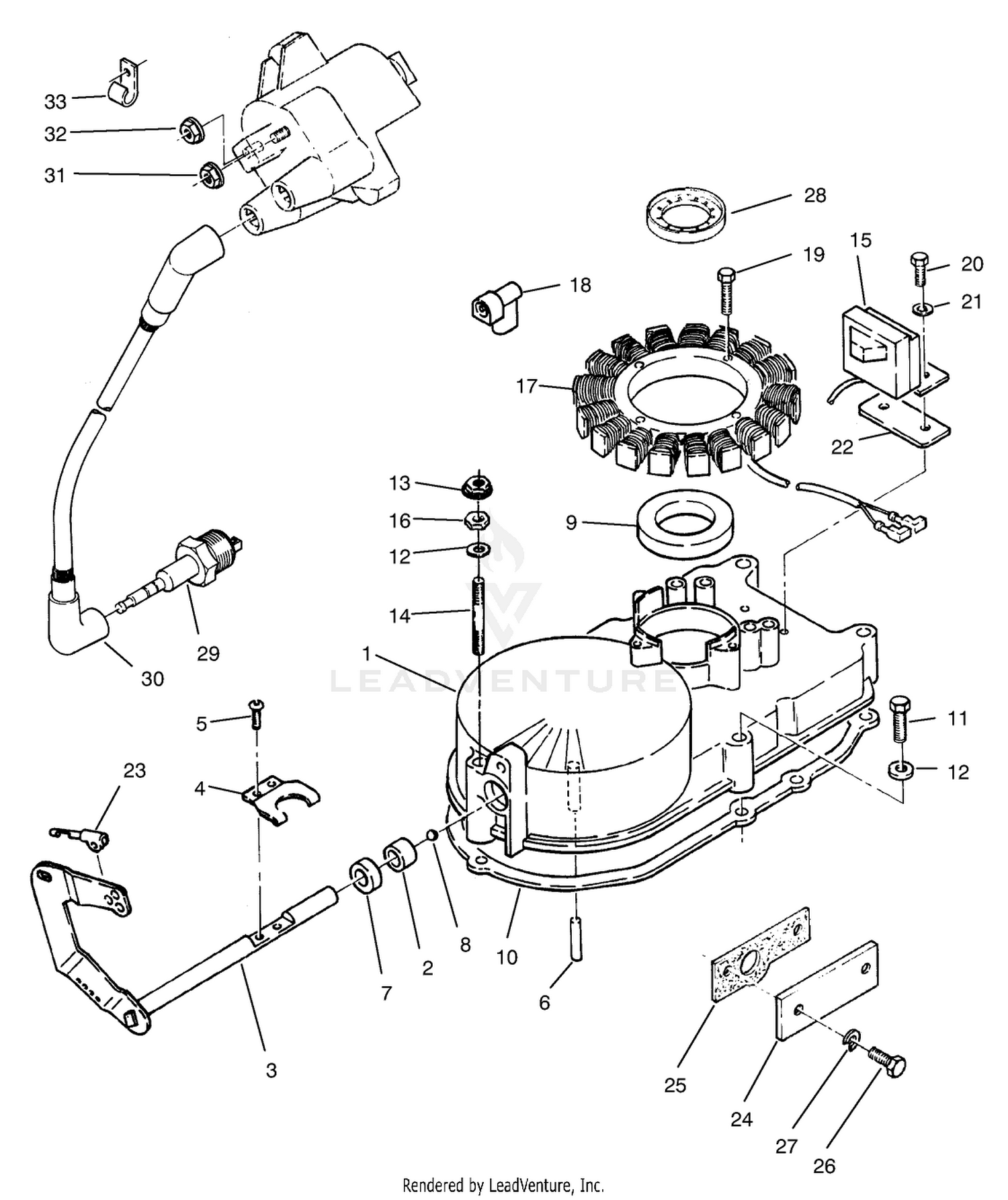 Gearcase  Ignition Assembly