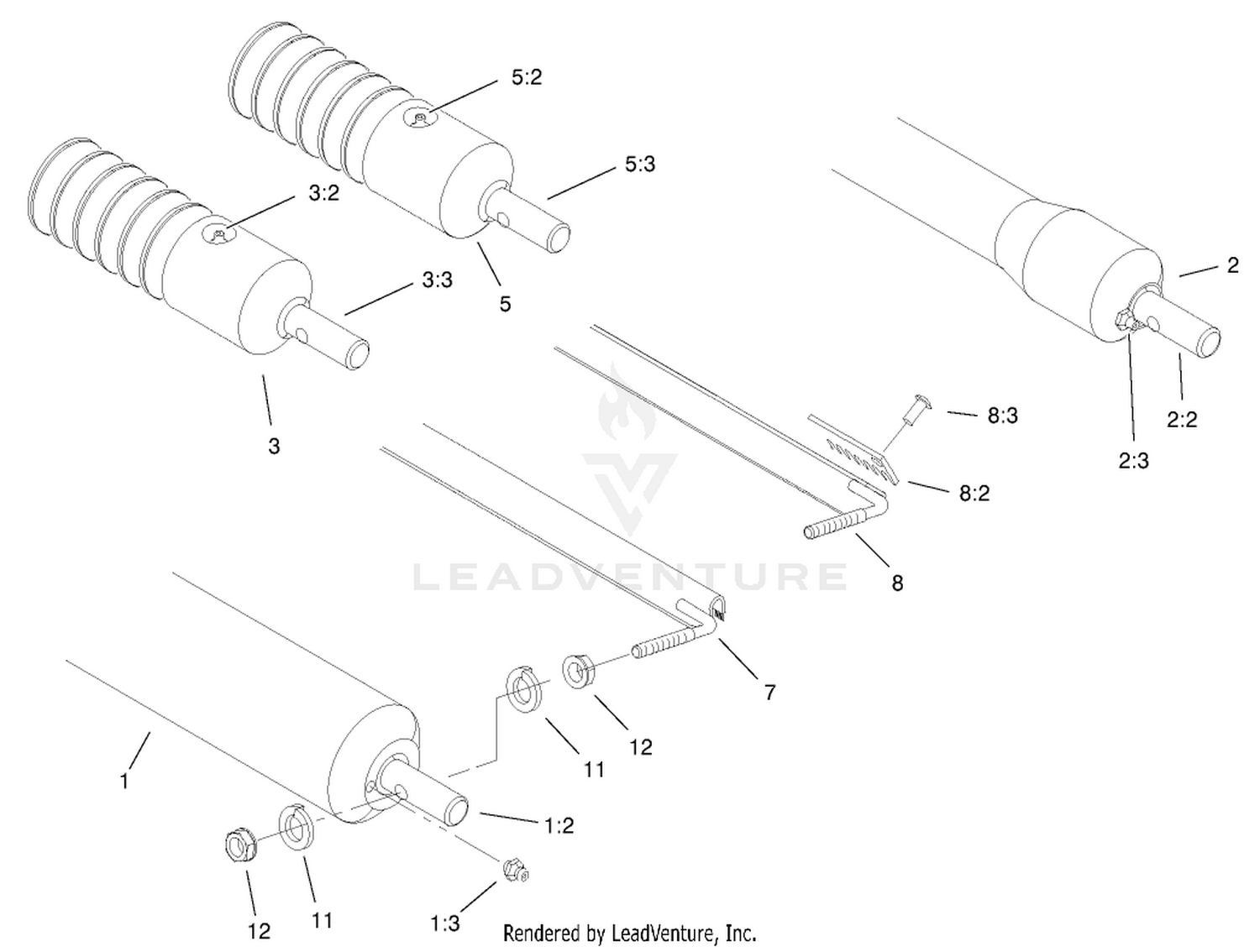 Roller and Scraper Assembly