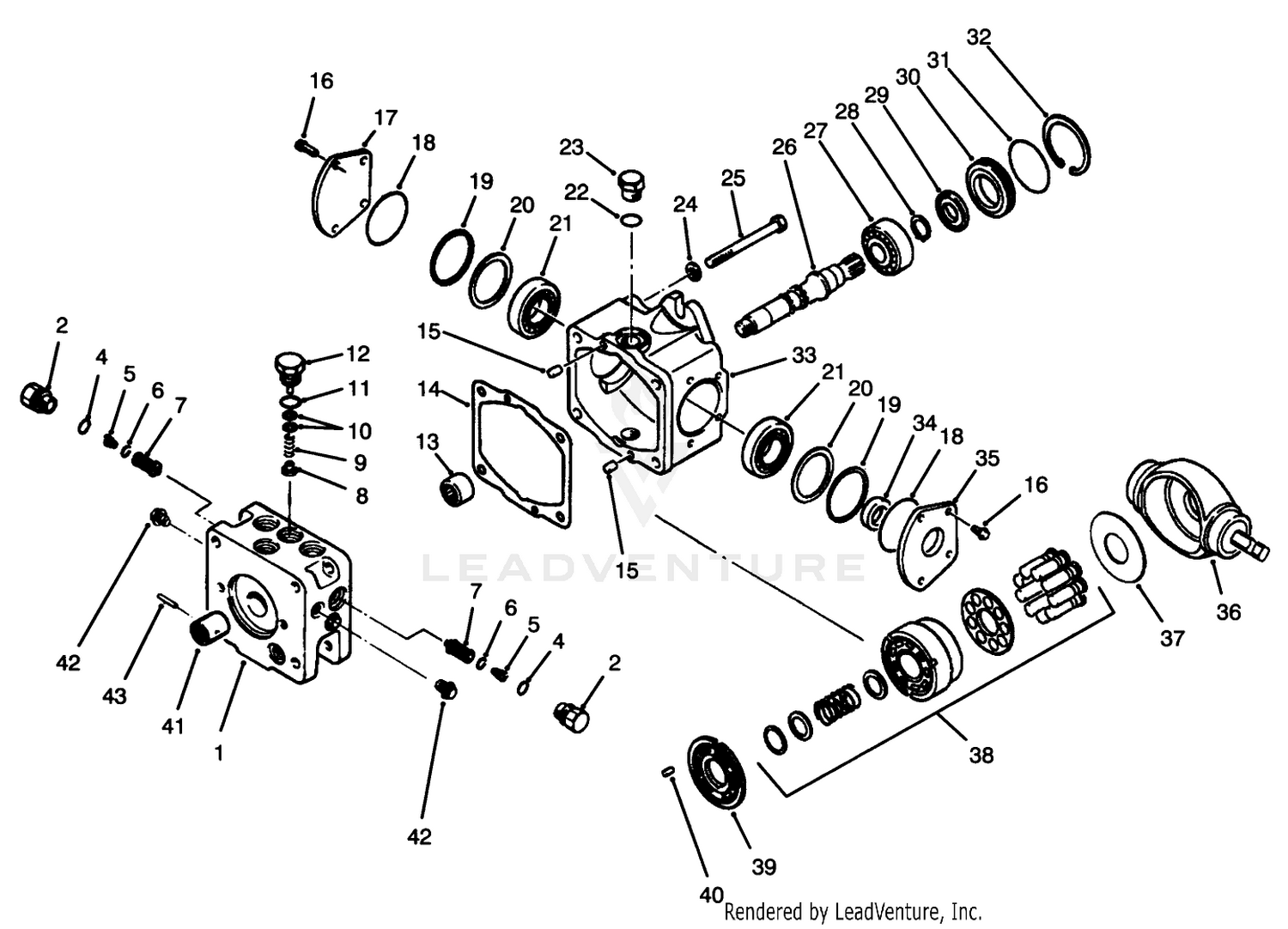 Traction Pump Assembly No. 86-5590