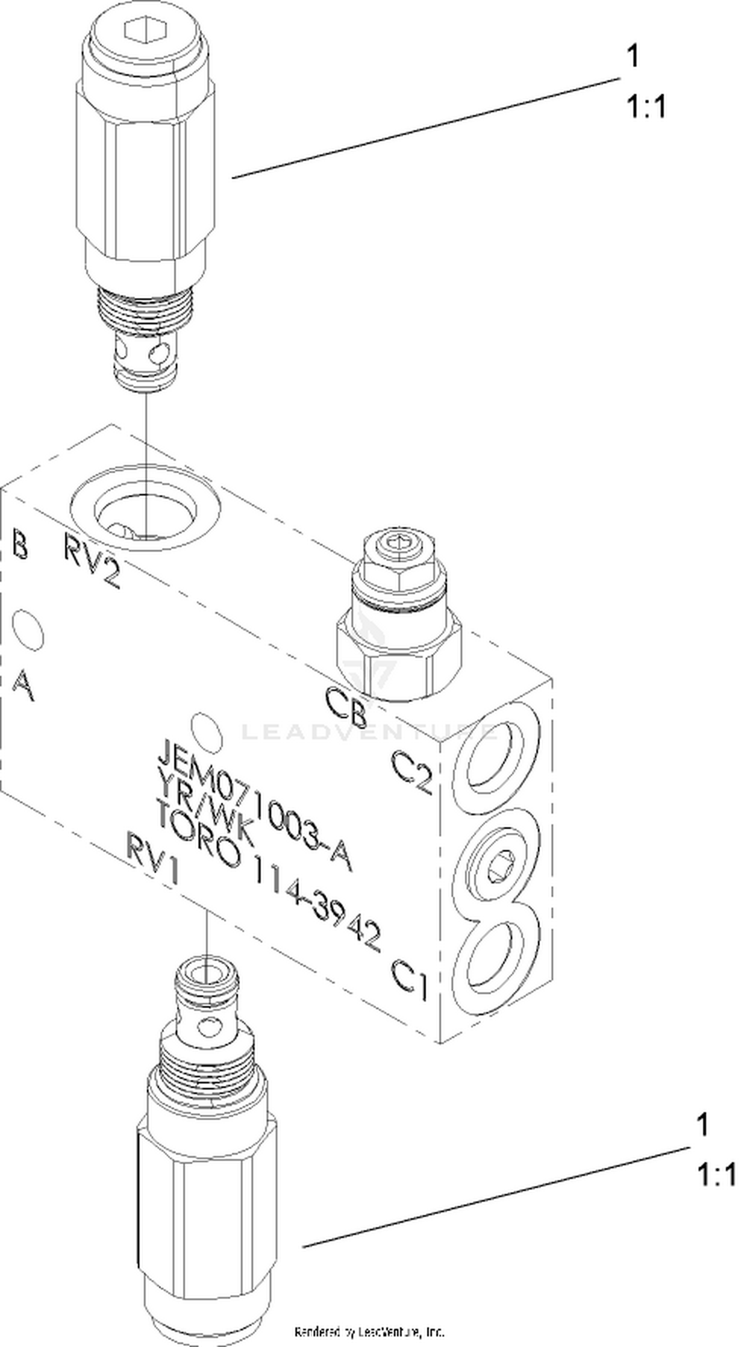 Manifold Block Assembly No. 114-3942