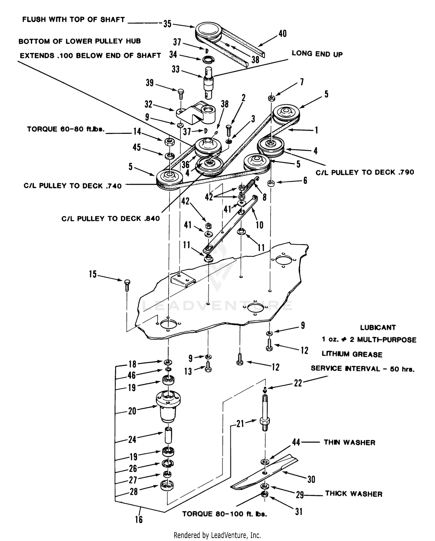 Rear Discharge Mower-36 In. (92 Cm) (vehicle Identification Number 05-36xr05) 2