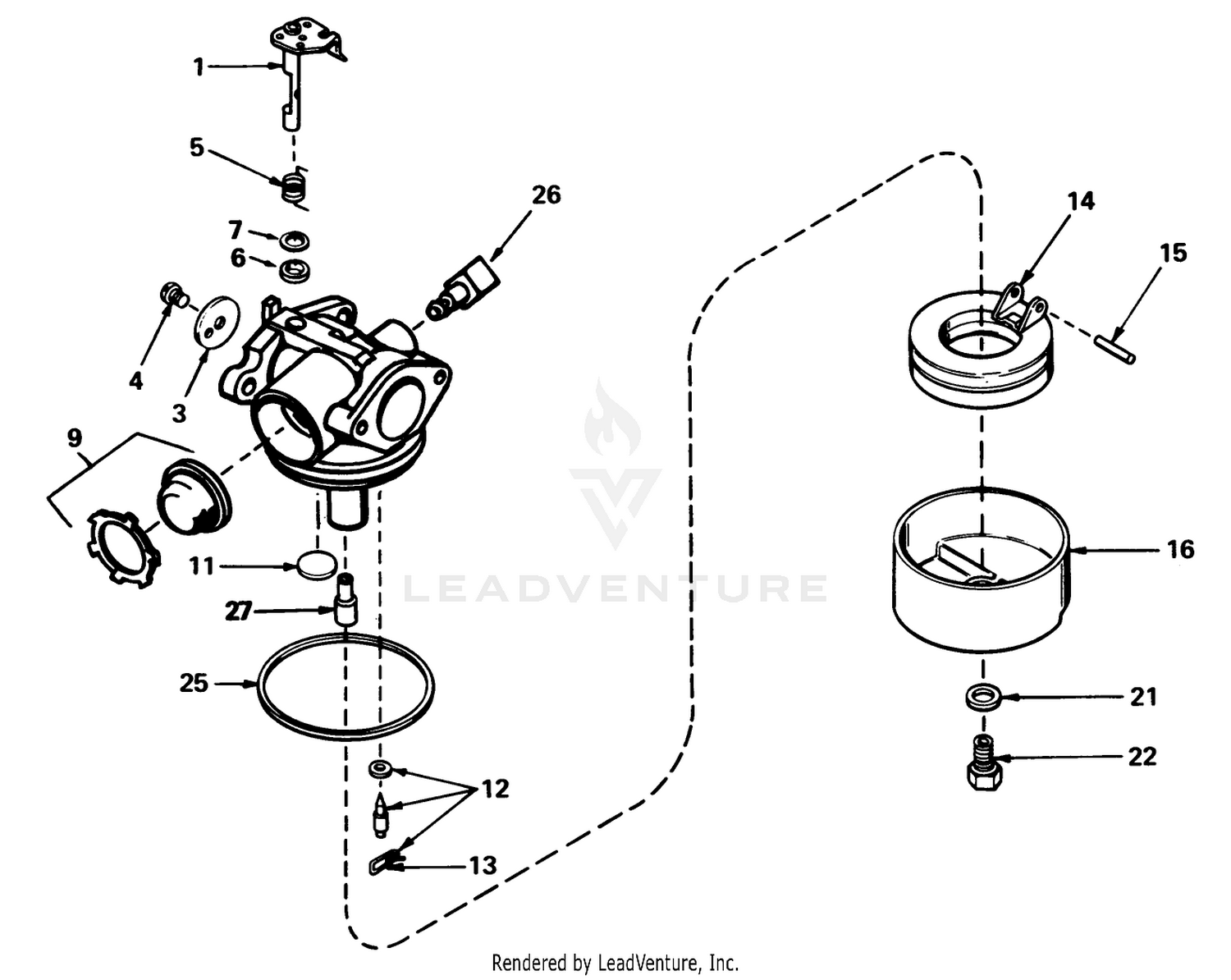 Carburetor No. 632050a
