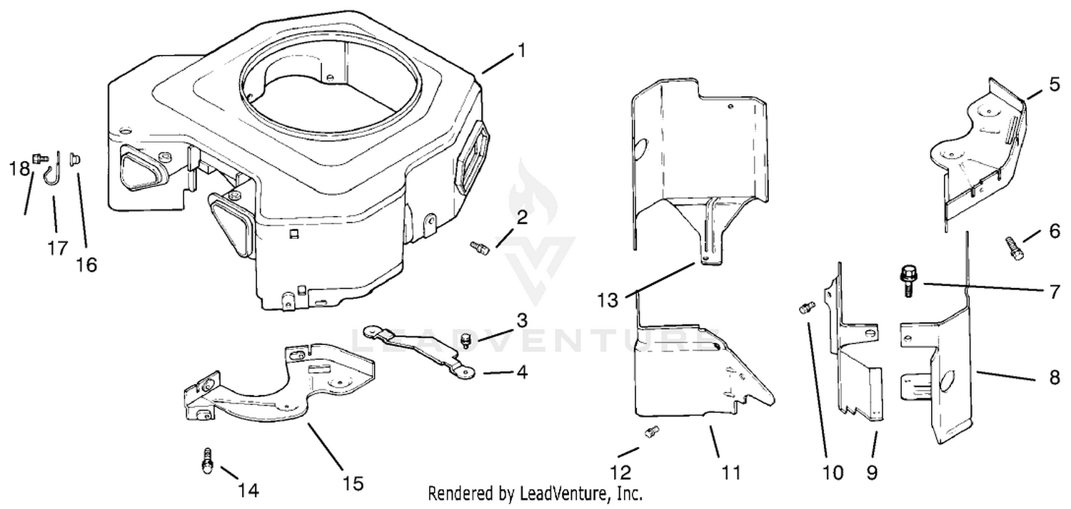 Blower Housing  Baffles