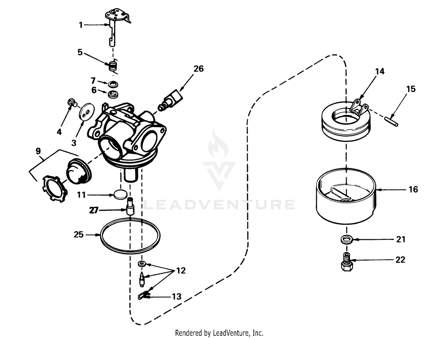 CARBURETOR NO. 632099