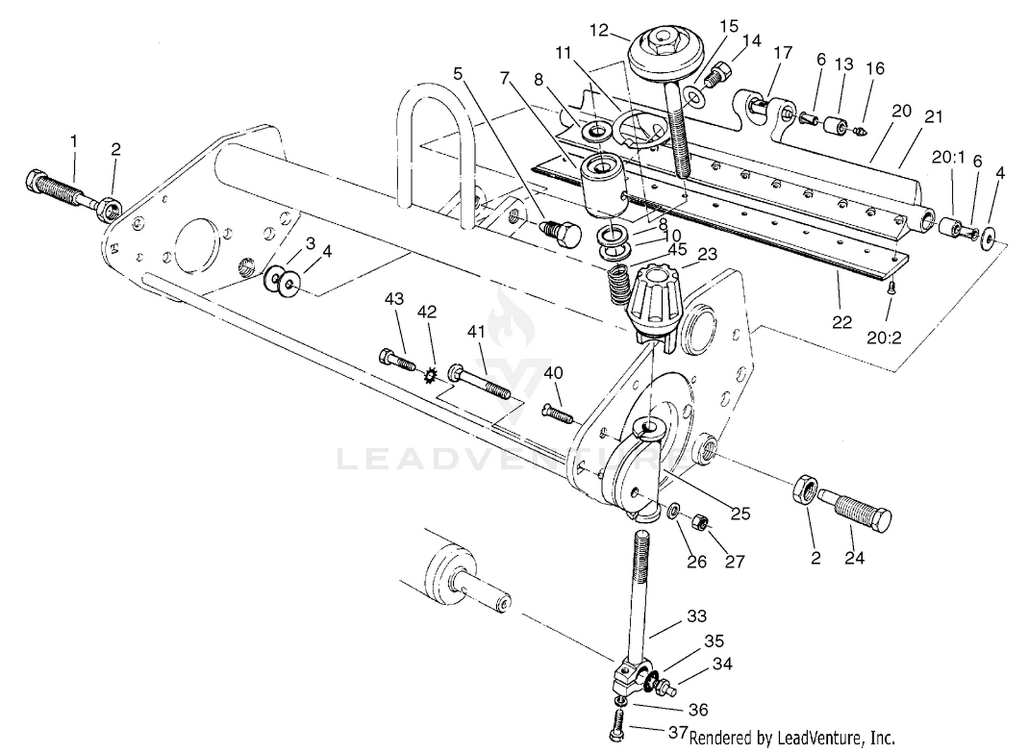 Bed Bar Assembly