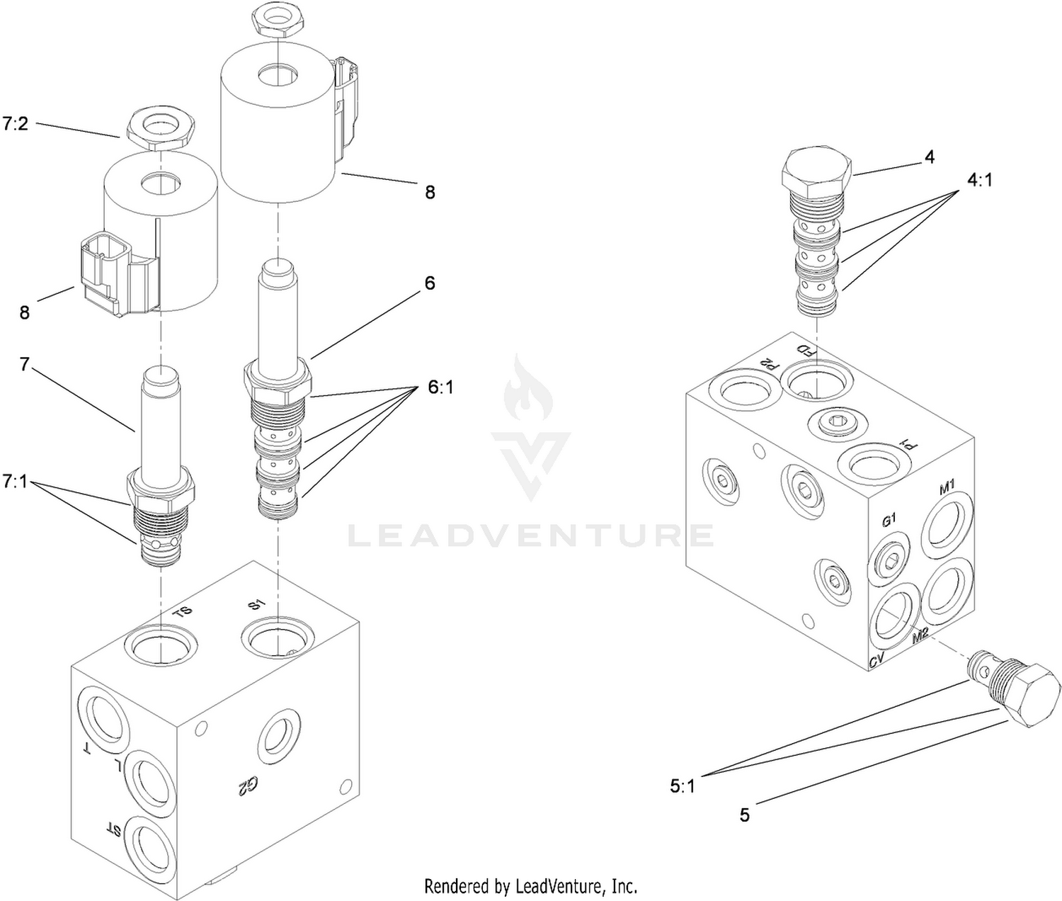 Fan Drive Manifold Assembly No. 114-3847