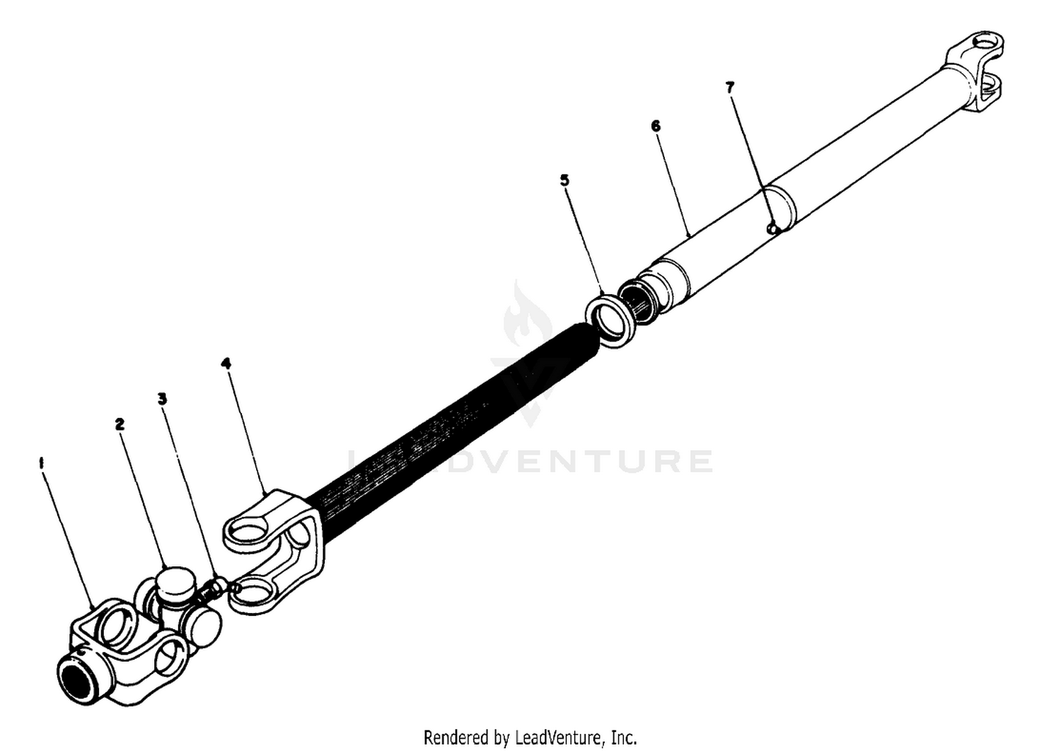Drift Shaft Assembly No.62-4260