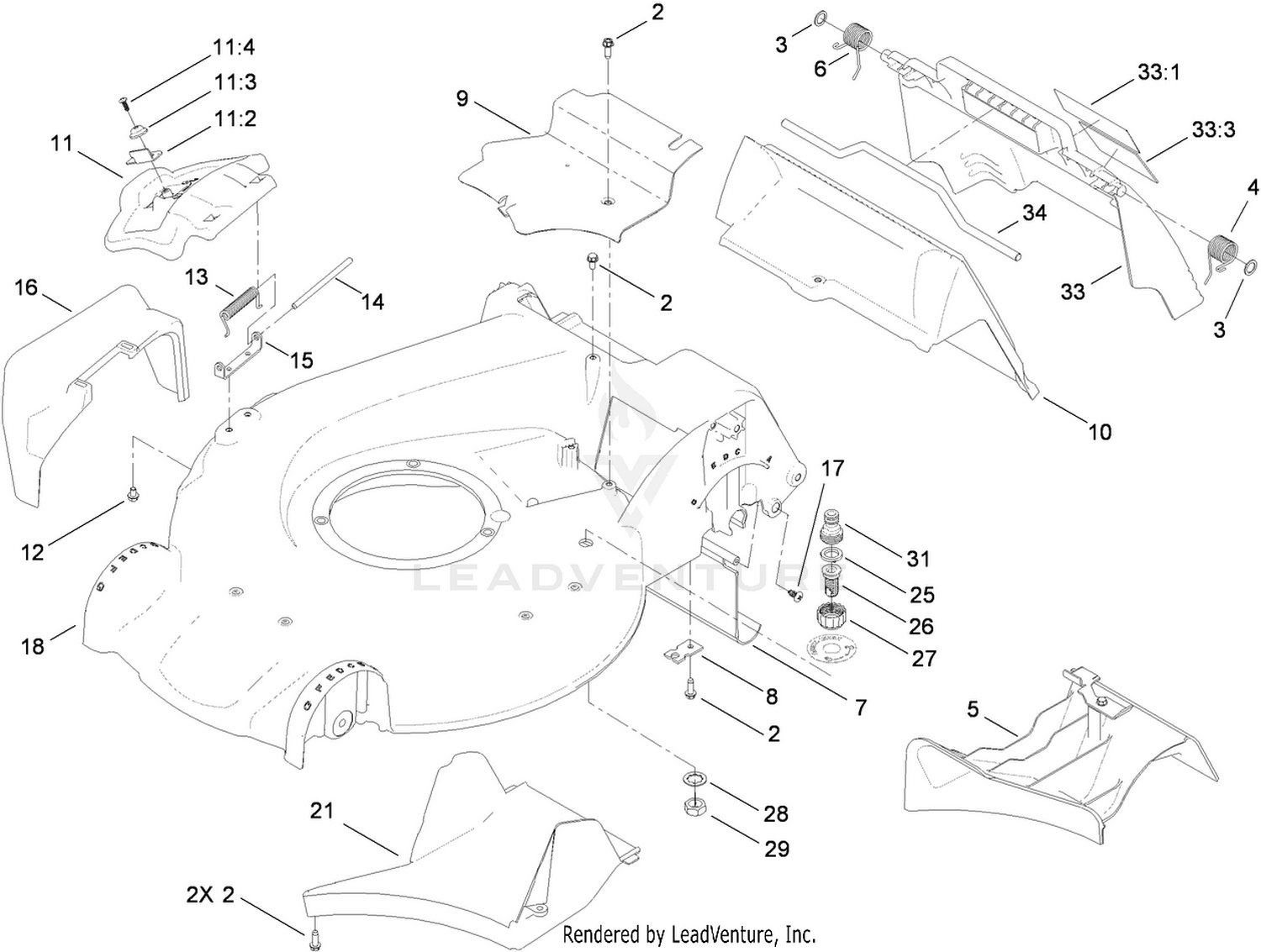 Housing and Rear Door Assembly