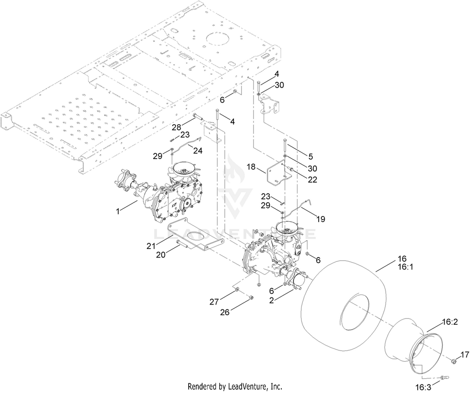 Hydro Transaxle Assembly