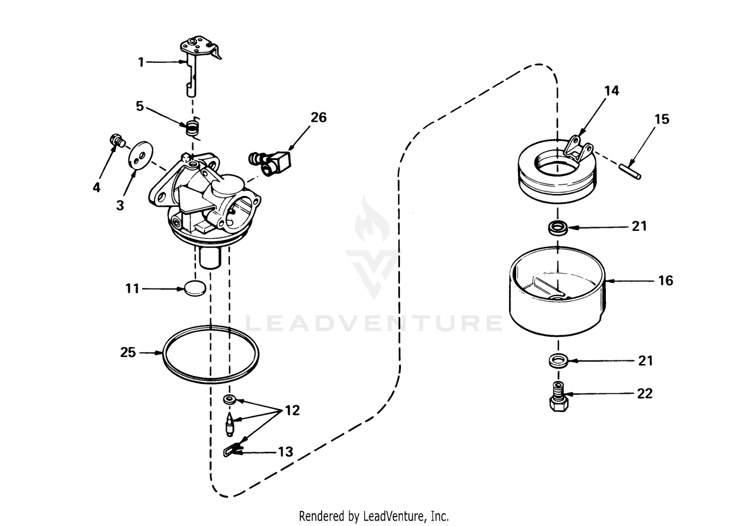Carburetor No. 631831