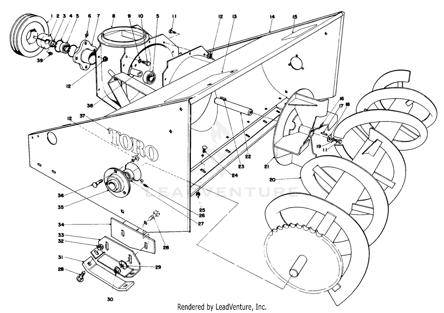 48" Snowthrower Model No. 30515