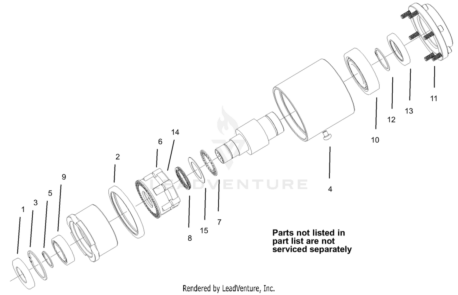 Bi-Directional Clutch Assembly No. 95-6296