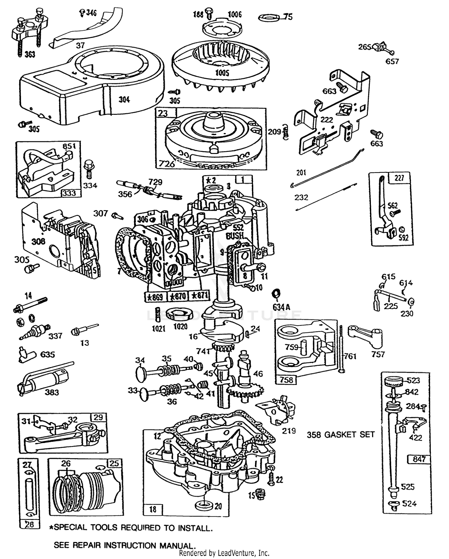 Briggs  Stratton Model No. 286707-0119-01