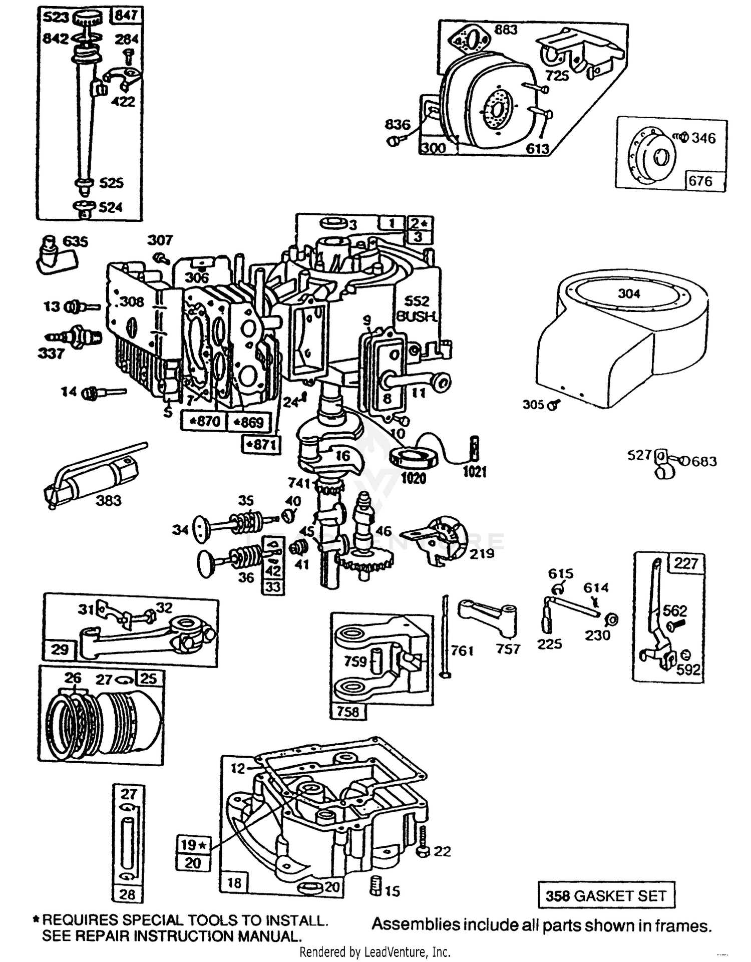 Briggs  Stratton Model No. 195707-0121-01