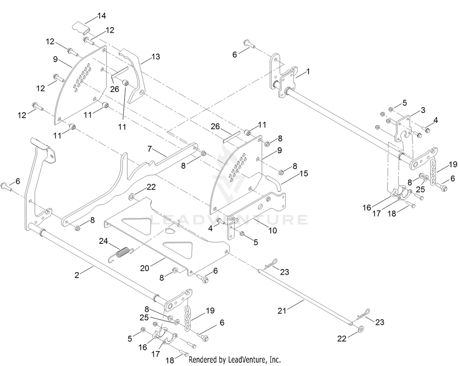 Deck Lift Assembly