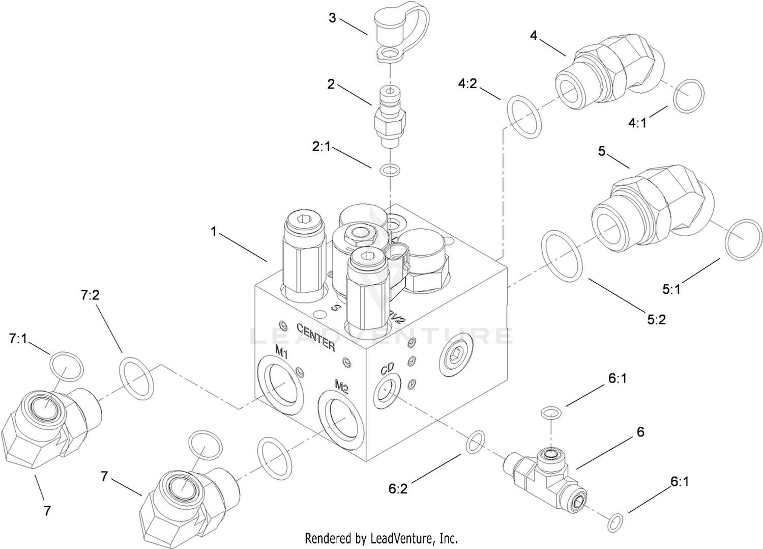 Front PTO Valve Assembly