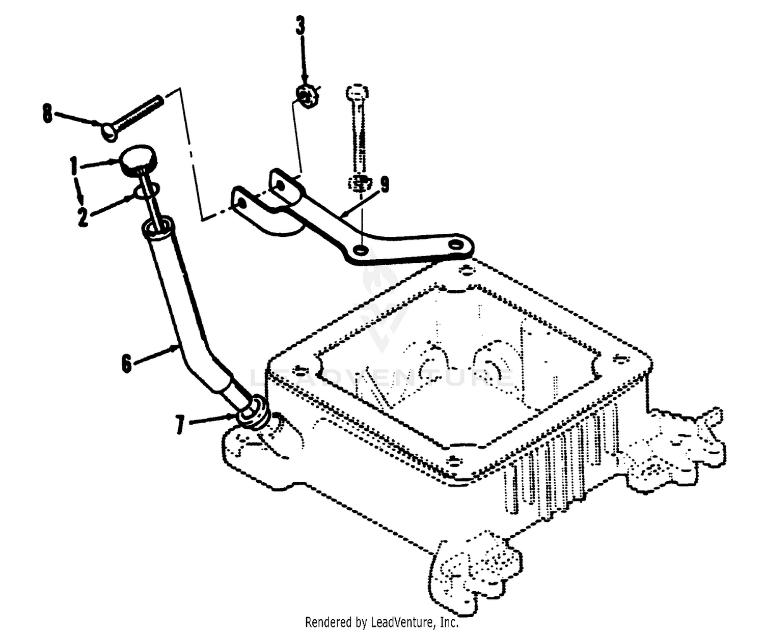 Oil Fill Tube And Bracket