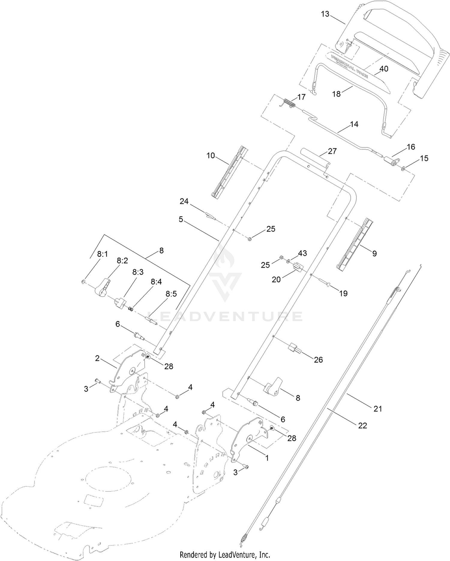 Handle and Control Assembly