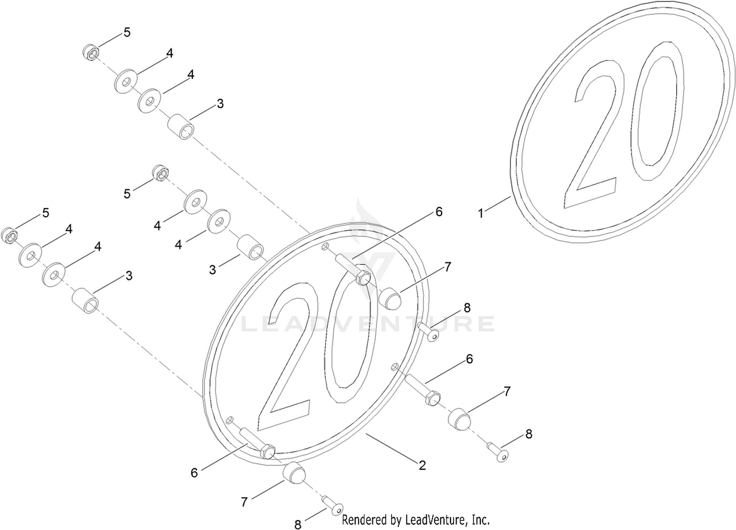 TUV Speed Decal Kit Assembly