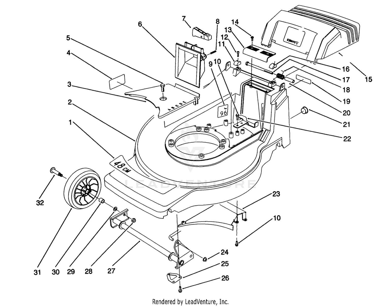 Housing Assembly (model No. 20916b)