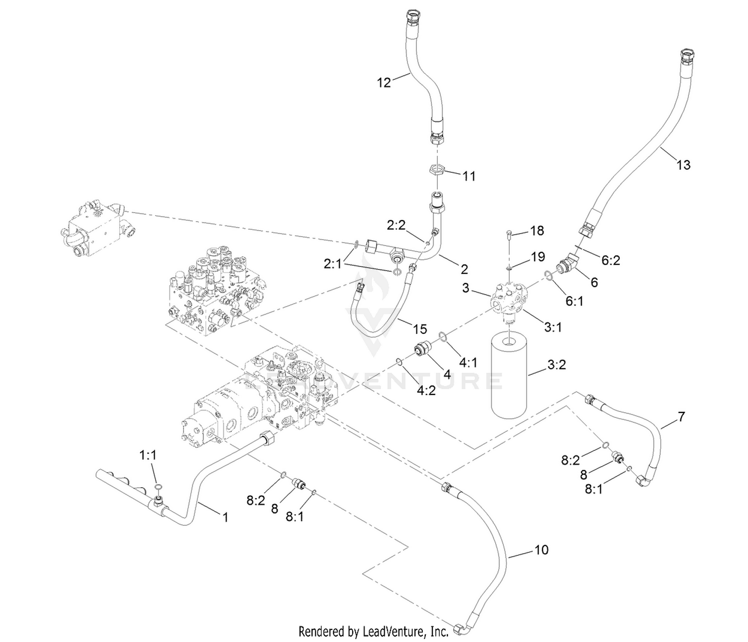 Hydraulic Filter Manifold Assembly