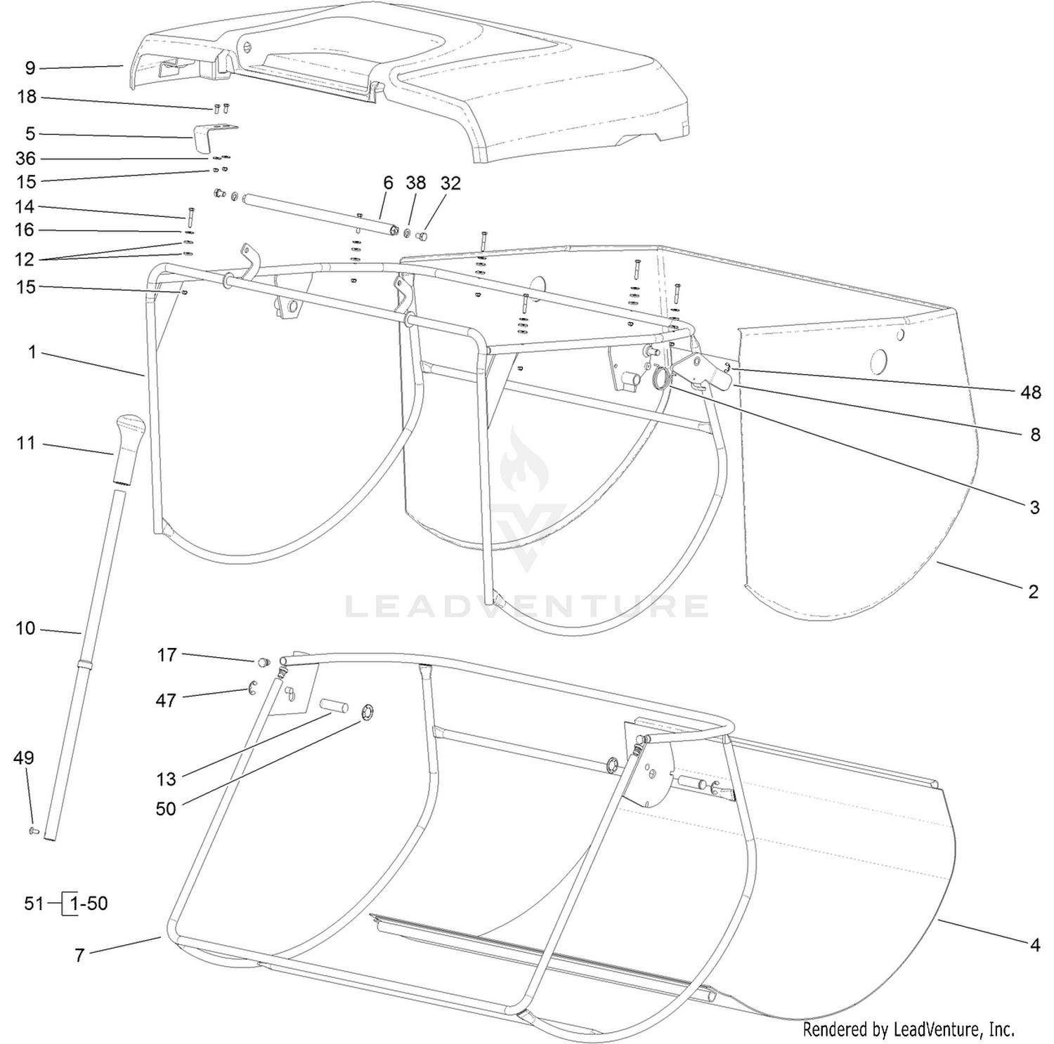 Grass Collector Assembly No. 125-2325